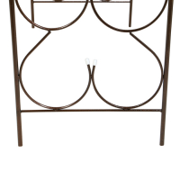 Арка садовая, разборная, 230 &times; 120 &times; 51 см, металл, бронзовая