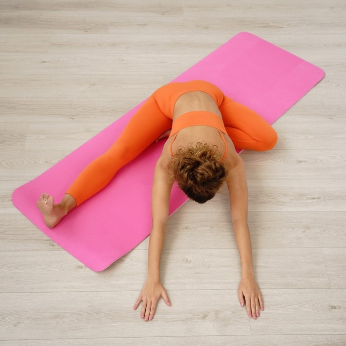 Коврик для йоги Sangh, 183&times;61&times;0,8 см, цвет розовый
