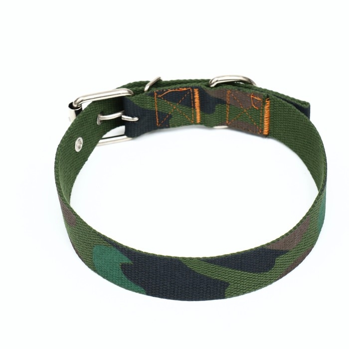 Ошейник брезентовый однослойный Ошейник брезентовый однослойный "Камуфляж", 72 х 3,5 см