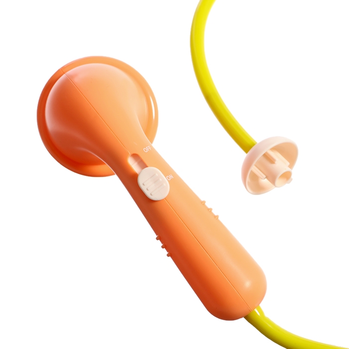 Фонтанчик для купания в ванной «Китёнок», лейка, 3 сменных насадки Фонтанчик для купания в ванной «Китёнок», лейка, 3 сменных насадки