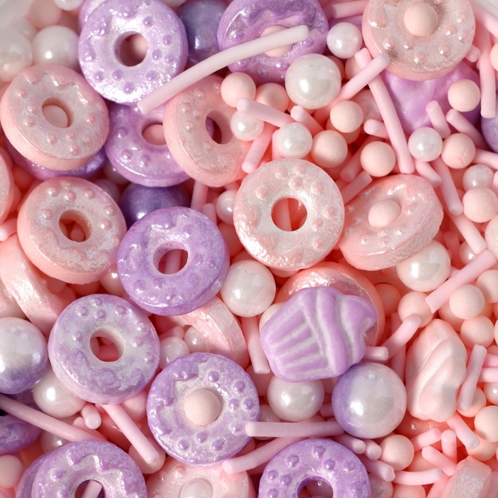 Кондитерская посыпка &laquo;Лавандовый донат&raquo;, 50 г