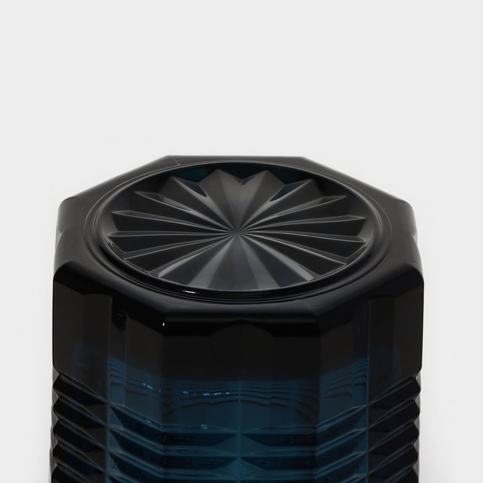 Стакан высокий стеклянный &laquo;Даллас&raquo;, 380 мл, цвет лондон топаз