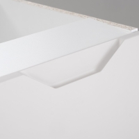 Шкаф напольный 800 Хельга, 800х500х824, Белый/Грей софт МДФ Шкаф напольный 800 Хельга, 800х500х824, Белый/Грей софт МДФ