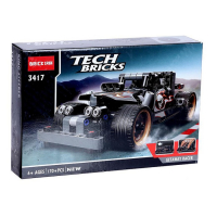 Конструктор с инерционным механизмом «Супергонка», 170 деталей Конструктор с инерционным механизмом «Супергонка», 170 деталей