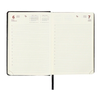 Ежедневник датированный 2024 A5 176 листов, deVENTE.Wild, твёрдая обложка из искусственной кожи, золотой срез, ляссе, кремовый блок 70 г/м2, чёрный Ежедневник датированный 2024 A5 176 листов, deVENTE.Wild, твёрдая обложка из искусственной кожи, золотой срез, ляссе, кремовый блок 70 г/м2, чёрный