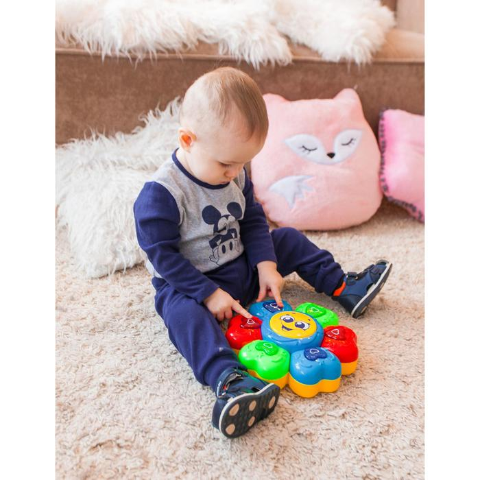 Развивающая игрушка &laquo;Мой цветочек&raquo;: русская озвучка, рассказывает стихи, поёт песенки, световые эффекты