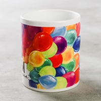 Кружка сублимация "С Днём Рождения!" воздушные шары Кружка сублимация "С Днём Рождения!" воздушные шары