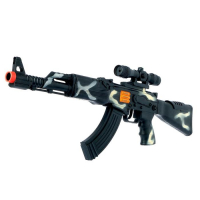 Автомат-трещотка АК-47, цвета МИКС Автомат-трещотка АК-47, цвета МИКС