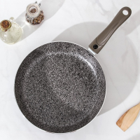 Сковорода Onyx, d=28 см, съёмная ручка, стеклянная крышка, антипригарное покрытие, цвет серый Сковорода Onyx, d=28 см, съёмная ручка, стеклянная крышка, антипригарное покрытие, цвет серый