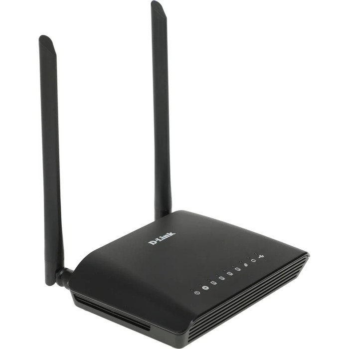 Wi-Fi роутер D-Link DIR-620S/RU/B1A, 300 Мбит/с, 4 порта 100 Мбит/с, чёрный