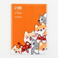 Обложка на ветеринарный паспорт «Корги», ПВХ Обложка на ветеринарный паспорт «Корги», ПВХ