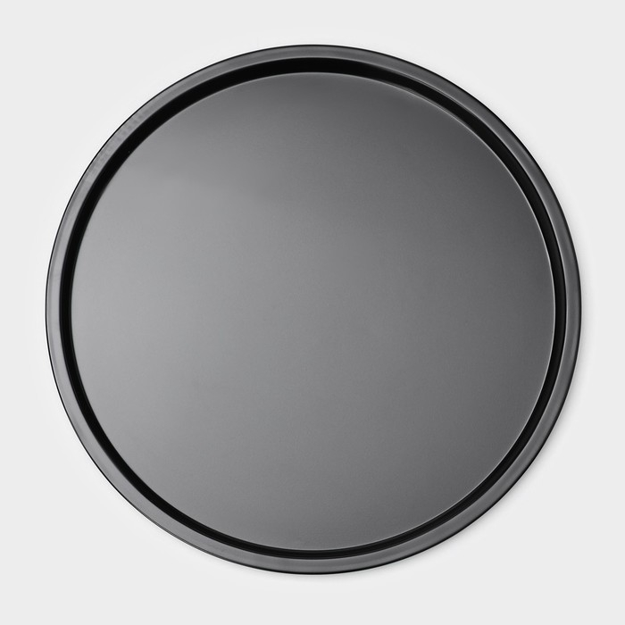 Форма для пиццы Доляна &laquo;Жаклин&raquo;, d=35 см, антипригарное покрытие, цвет чёрный