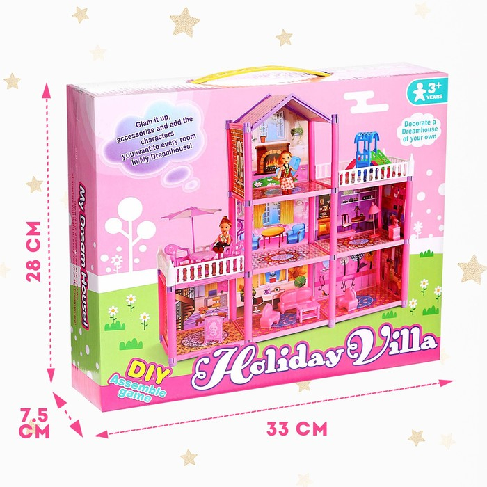 Дом для кукол &laquo;Коттедж&raquo; с куклами и аксессуарами