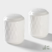 Набор керамический для специй и соусов на бамбуковой подставке BellaTenero, 5 предметов: 2 соусника 200 мл, сахарница 360 мл, солонка 120 мл, перечница 120 мл, цвет белый Набор керамический для специй и соусов на бамбуковой подставке BellaTenero, 5 предметов: 2 соусника 200 мл, сахарница 360 мл, солонка 120 мл, перечница 120 мл, цвет белый