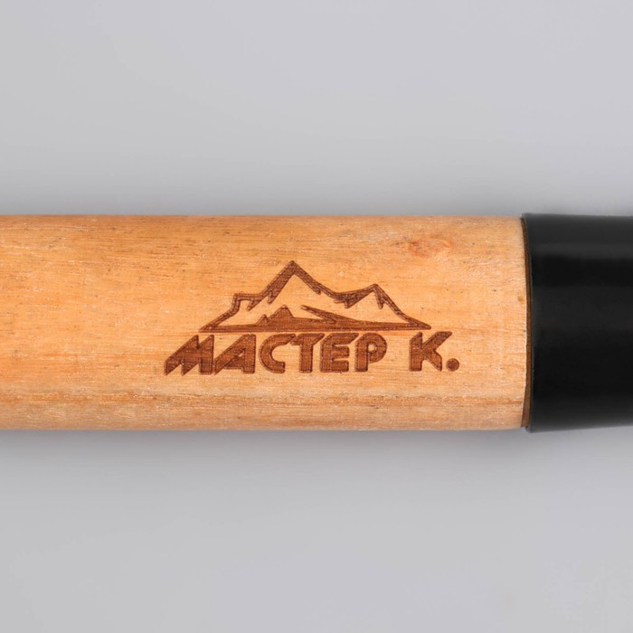 Лопата туристическая Лопата туристическая "Мастер К" штыковая, 51 см, черная, дерево