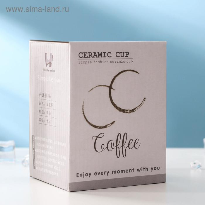 Кружка керамическая с металлической крышкой и трубочкой &laquo;Единорог&raquo;, 450 мл, цвет МИКС