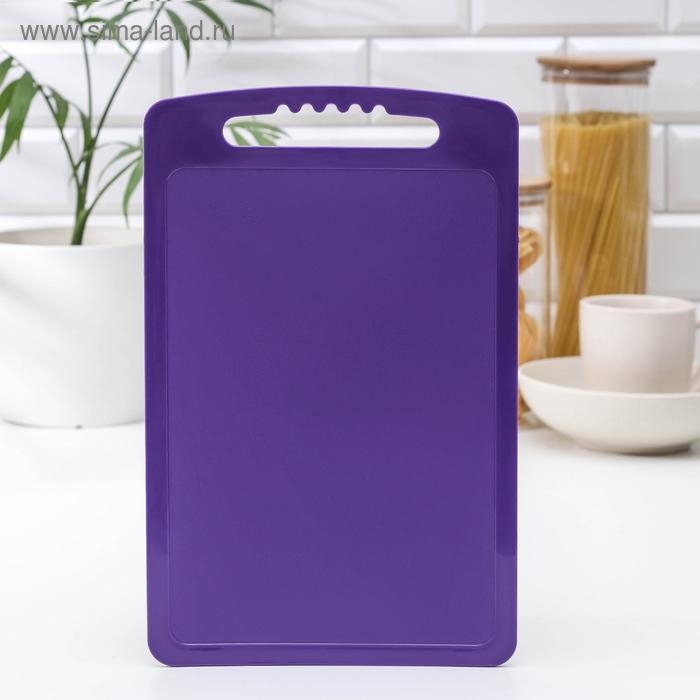 Доска разделочная, 32×20 см, цвет МИКС Доска разделочная, 32×20 см, цвет МИКС