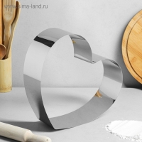 Форма для выпечки и выкладки &laquo;Сердце&raquo;, h-8,5 см, 28 х 28 см