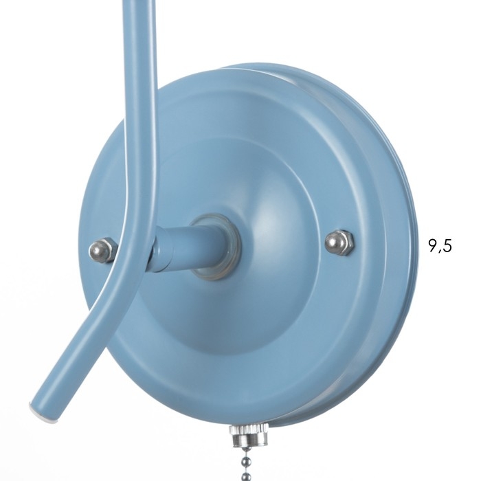 Бра "Онлайн" (цил.) 1х15Вт Е27 МОДЕЛЬ:BR 02077 голубой 10,5х15х27см