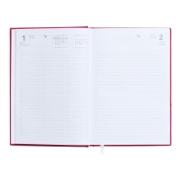 Ежедневник датированный 2024 года, А5, 176 листов, Attomex.Even, обложка бумвинил, ляссе, блок 70 г/м2, розовый