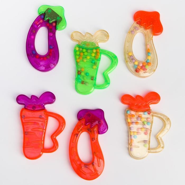 Погремушка &laquo;Яркие овощи&raquo;, виды МИКС