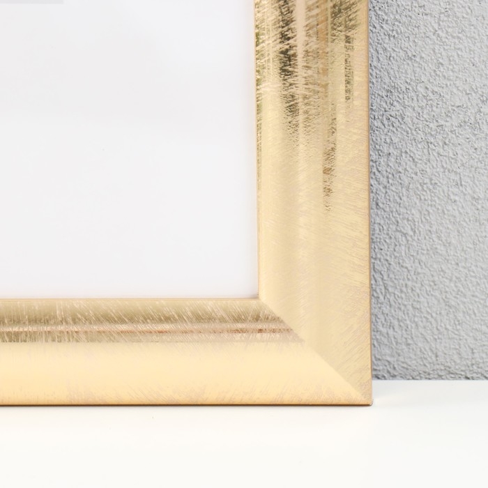 Фоторамка пластик МИРАМ 25х35 см, 642461-11, золото (пластиковый экран)