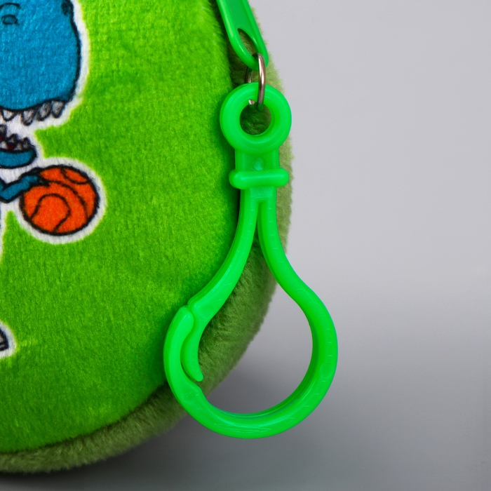 Кошелёк детский для мальчика в шоубоксе «Динозаврик», плюш, цвет МИКС Кошелёк детский для мальчика в шоубоксе «Динозаврик», плюш, цвет МИКС