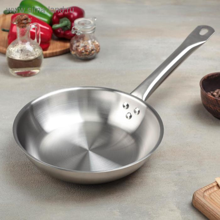 Сковорода, d=22 см, h=5 см, капсульное дно, индукция Сковорода, d=22 см, h=5 см, капсульное дно, индукция