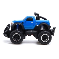 Джип радиоуправляемый &laquo;Пикап&raquo;, работает от батареек, цвет синий