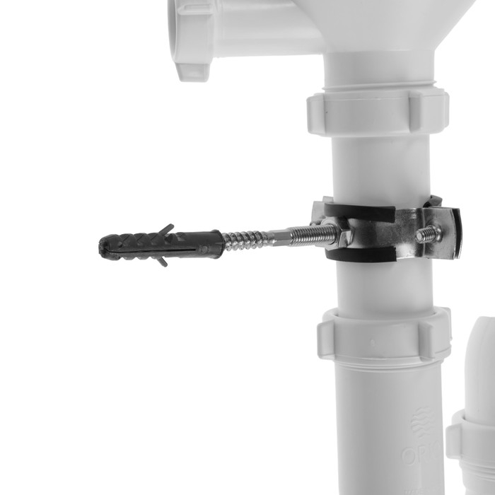 Сифон для мойки ORIO RS-41078, 1 1/2 Сифон для мойки ORIO RS-41078, 1 1/2"х40 мм, нерж. решетка d=113 мм, с трубой 40х40/50 мм