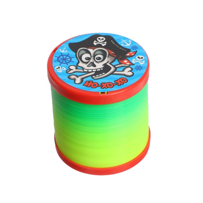 Пружинка - радуга &laquo;Йо-хо-хо&raquo;, пиратик, d=5 см