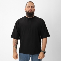 Футболка мужская MIST "Русский стиль", черный, р. 48