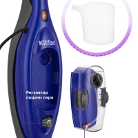 Паровая швабра с насадками КТ-1059 - 1300 Вт - 300 мл Паровая швабра с насадками КТ-1059 - 1300 Вт - 300 мл