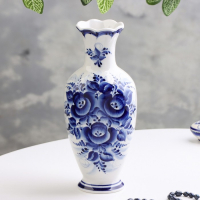 Ваза «Оля», 27 см, гжель Ваза «Оля», 27 см, гжель