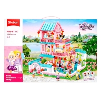 Конструктор Розовая мечта &laquo;Загородная вилла&raquo;, 1342 детали