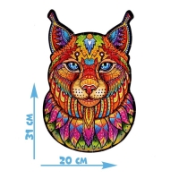 Формовой пазл &laquo;Рысь&raquo;, 108 деталей