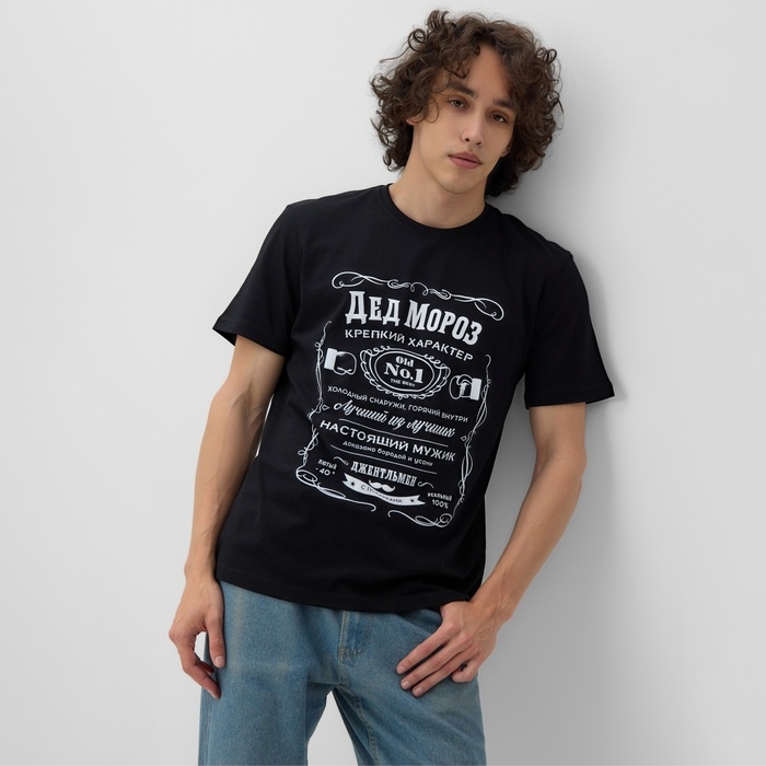 Футболка мужская KAFTAN Настоящий, черный, р. XL Футболка мужская KAFTAN Настоящий, черный, р. XL