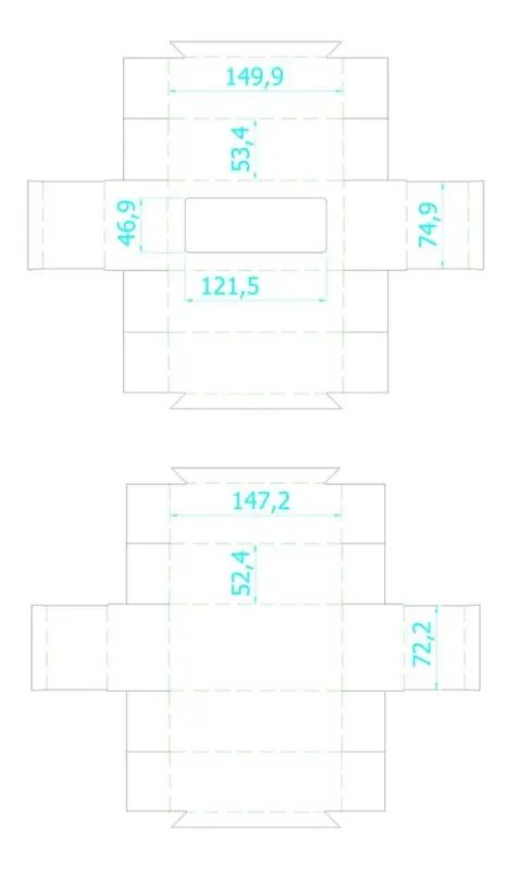 Коробка с окном Vindu, малая