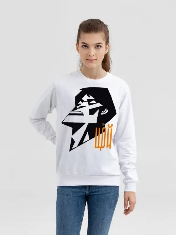 Свитшот &laquo;Меламед. Виктор Цой&raquo;, белый, размер S