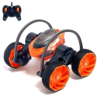 Машина-перевёртыш радиоуправляемая STUNT, работает от аккумулятора, цвет оранжевый Машина-перевёртыш радиоуправляемая STUNT, работает от аккумулятора, цвет оранжевый