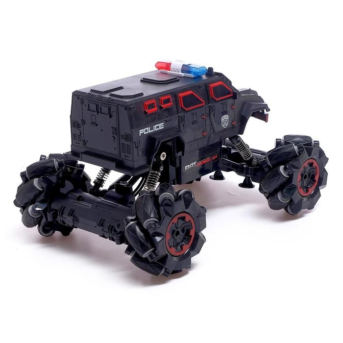 Машина радиоуправляемая &laquo;Джип-акробат&raquo;, 4WD, движение во всех направлениях, аккумулятора, цвет красный