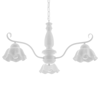 Люстра "Лукреция" 3хЕ27 40Вт белый 69х69х37-72 см BayerLux Люстра "Лукреция" 3хЕ27 40Вт белый 69х69х37-72 см BayerLux