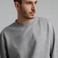 Толстовка Spider 260 серый меланж, размер M