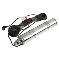 Насос скважинный JEMIX ВН-4-106-32, винтовой, 370 Вт, напор 106 м, 32 л/мин, кабель 25 м Насос скважинный JEMIX ВН-4-106-32, винтовой, 370 Вт, напор 106 м, 32 л/мин, кабель 25 м