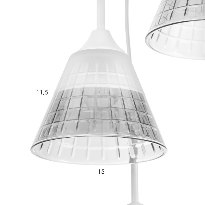 Светильник "Нео" 3хЕ27 40Вт белый 30х30х20-120 см