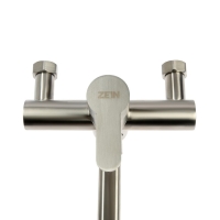 Смеситель для ванны ZEIN ZS2648, картридж керамика 35 мм, с душевым набором, нерж. сталь Смеситель для ванны ZEIN ZS2648, картридж керамика 35 мм, с душевым набором, нерж. сталь