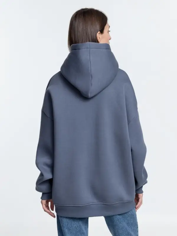 Худи Kulonga Oversize, темно-серое, размер ХS/S