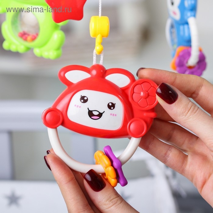 Мобиль музыкальный на кроватку &laquo;Подарок малыша&raquo;, работает от батарек