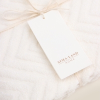 Полотенце махровое SL HOME: Geometry "Блан де Блан" 50х90 см, 83% хлопок, 17% лён, 500 г/м2 Полотенце махровое SL HOME: Geometry "Блан де Блан" 50х90 см, 83% хлопок, 17% лён, 500 г/м2