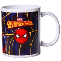 Кружка сублимация, 350 мл "Супер-мен", Человек-паук МИКС Кружка сублимация, 350 мл "Супер-мен", Человек-паук МИКС